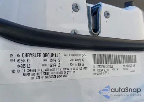 2014 Dodge Dart Sxt из США, поврежденный, VIN 1C3CDFBB1ED877958